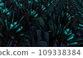 3D crystals. Colorful fantasy energy crystals 109338384