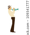 Trumpet player 109341777