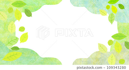 Refreshing background material of fresh greenery, back image 109343280