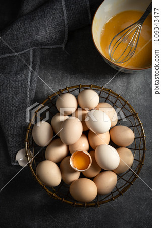 eggs in a bowl eggs in a bowl 109343477