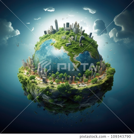 Save planet concept, Invest in our planet, Ecology concept, World environment day background Save planet concept, Invest in our planet, Ecology concept, World environment day background 109343790
