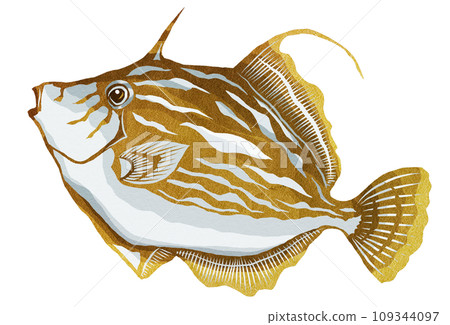 色彩繽紛的文件魚插圖 109344097