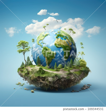 Save planet concept, Invest in our planet, Ecology concept, World environment day background 109344531