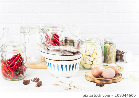 ingredients for baking cake ingredients for baking cake 109344600