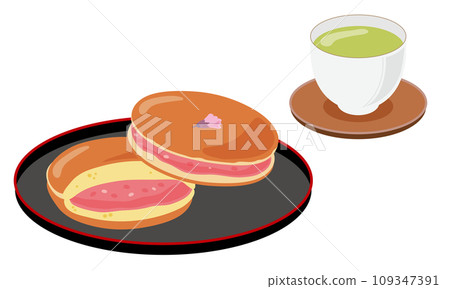 櫻花銅鑼燒和茶 109347391