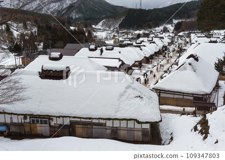 冬天的大內宿 冬天的大內宿 雪景 109347803