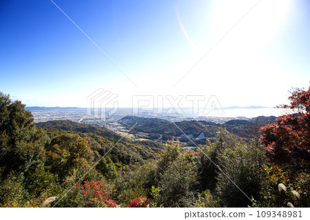 從宮地山頂眺望的景色（愛知縣豐川市） 109348981