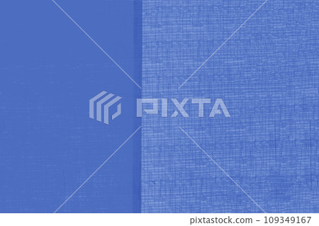Close-up view of a blue roller blind. Close-up view of a blue roller blind. 109349167