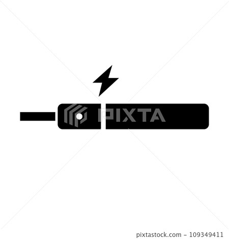 Electronic cigarette icon. vape pen. vector. 109349411