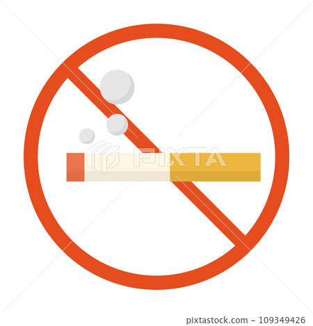 No smoking icon / Please do not smoke 109349426
