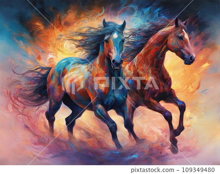 數位藝術馬 數位藝術馬 109349480