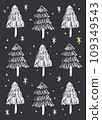 Simple Christmas fir tree design 3 109349543