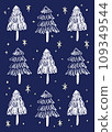 Simple Christmas fir tree design 4 109349544