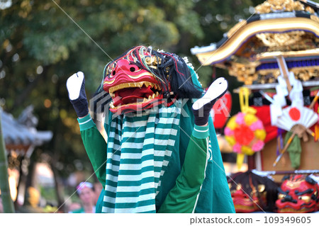 播州姬路秋季祭典:英賀神社舞獅 播州姬路秋季祭典:英賀神社舞獅 109349605