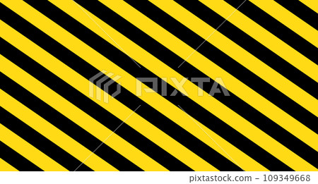 Yellow and black warning diagonal striped background. vector. Yellow and black warning diagonal striped background. vector. 109349668
