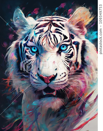 Digital Art Byakko 109349753