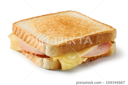 ham and cheese sandwich 109349867