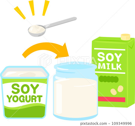 Making soy milk yogurt from commercially available soy milk yogurt 109349996