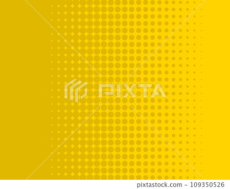 Retro pop halftone background yellow 109350526