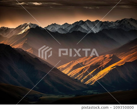 Scenery panoramic landscape of the Swiss Southern Alps majestic peaks Scenery panoramic landscape of the Swiss Southern Alps majestic peaks 109350800