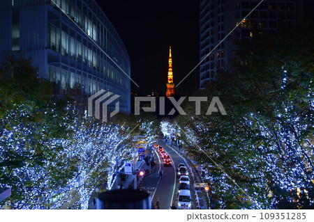 Tokyo Tower and Keyakizaka Illumination Tokyo Tower and Keyakizaka Illumination 109351285