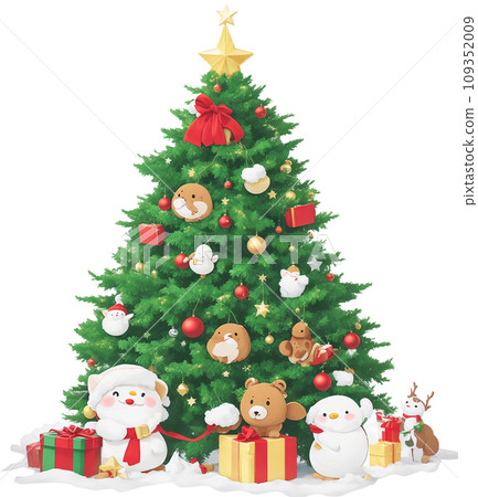 christmas tree white background christmas tree white background 109352009
