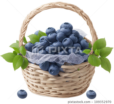 berries in basket berries in basket 109352970