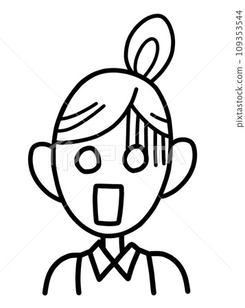 Shocked office lady Shocked office lady 109353544
