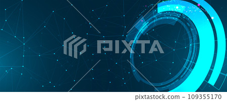 Neural network concept. Connected cells with links. High technology process. Abstract futuristic background. Handmade vector. Neural network concept. Connected cells with links. High technology process. Abstract futuristic background. Handmade vector. 109355170