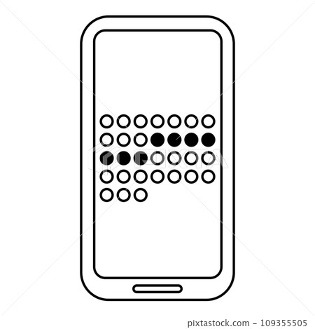smartphone calendar cycle women track icon element smartphone calendar cycle women track icon element 109355505