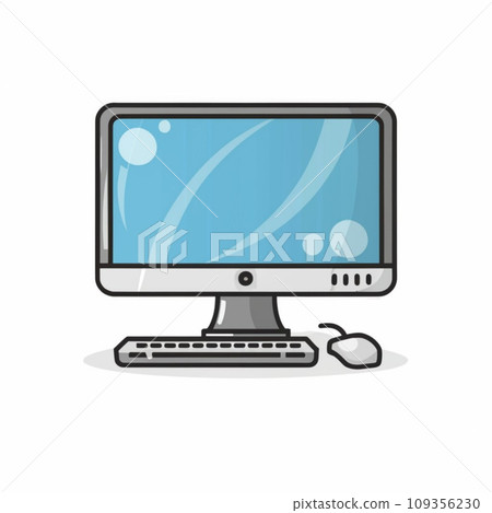 flat style laptop vector illustration flat style laptop vector illustration 109356230