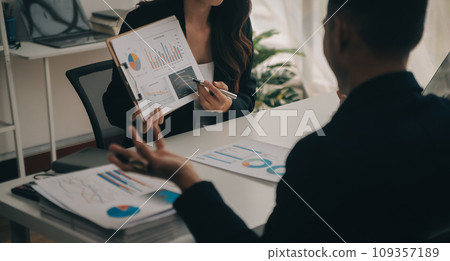 Business Documents, Auditor businesswoman checking searching document legal prepare paperwork or report for analysis TAX time,accountant Documents data contract partner deal in workplace office Business Documents, Auditor businesswoman checking searching document legal prepare paperwork or report for analysis TAX time,accountant Documents data contract partner deal in workplace office 109357189