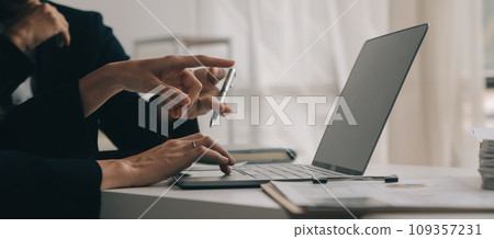 Business Documents, Auditor businesswoman checking searching document legal prepare paperwork or report for analysis TAX time,accountant Documents data contract partner deal in workplace office 109357231