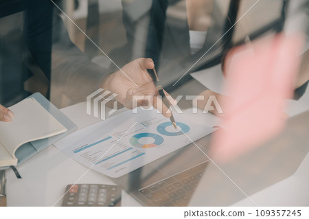 Business Documents, Auditor businesswoman checking searching document legal prepare paperwork or report for analysis TAX time,accountant Documents data contract partner deal in workplace office 109357245