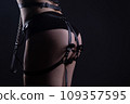 Shot of womans hips in bandage belt 109357595