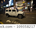 Hong Kong night view and Hummer 109358217