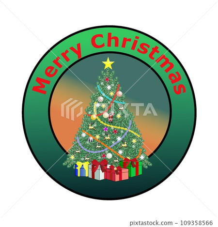聖誕樹徽章 109358566