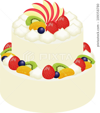 Fruit decoration cake 109358780