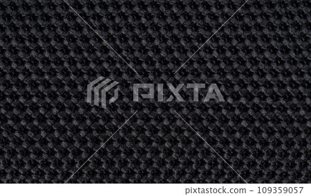 Pattern of black knit material Pattern of black knit material 109359057