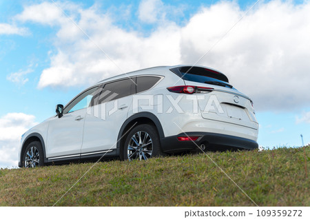 白色SUV型乘用車 白色SUV型乘用車 109359272