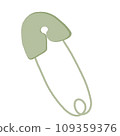 pin office stationery cartoon hand drawn minimal 109359376