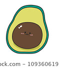fruit cute cartoon hand drawn 109360619