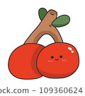 fruit cute cartoon hand drawn 109360624