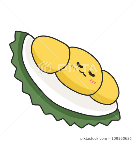 fruit cute cartoon hand drawn fruit cute cartoon hand drawn 109360625