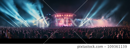 A big pop concert or festival 109361139