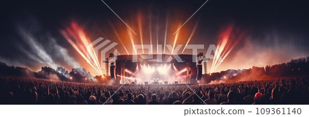 A big pop concert or festival 109361140