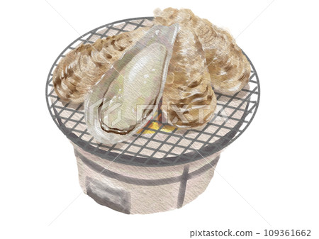 水彩牡蠣01_3 109361662