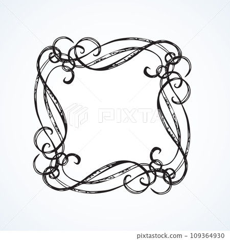 Vignette. Vector drawing 109364930