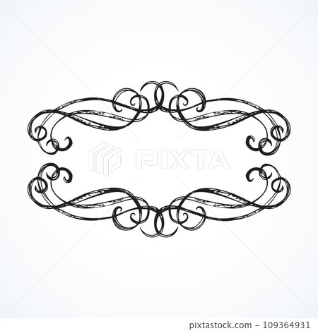 Vignette. Vector drawing Vignette. Vector drawing 109364931
