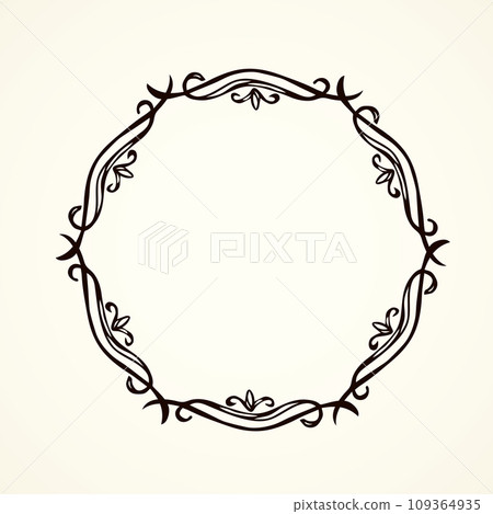 Vignette. Vector drawing Vignette. Vector drawing 109364935